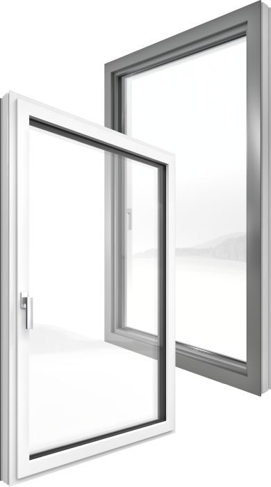 Kunststoff-Alu Fenster