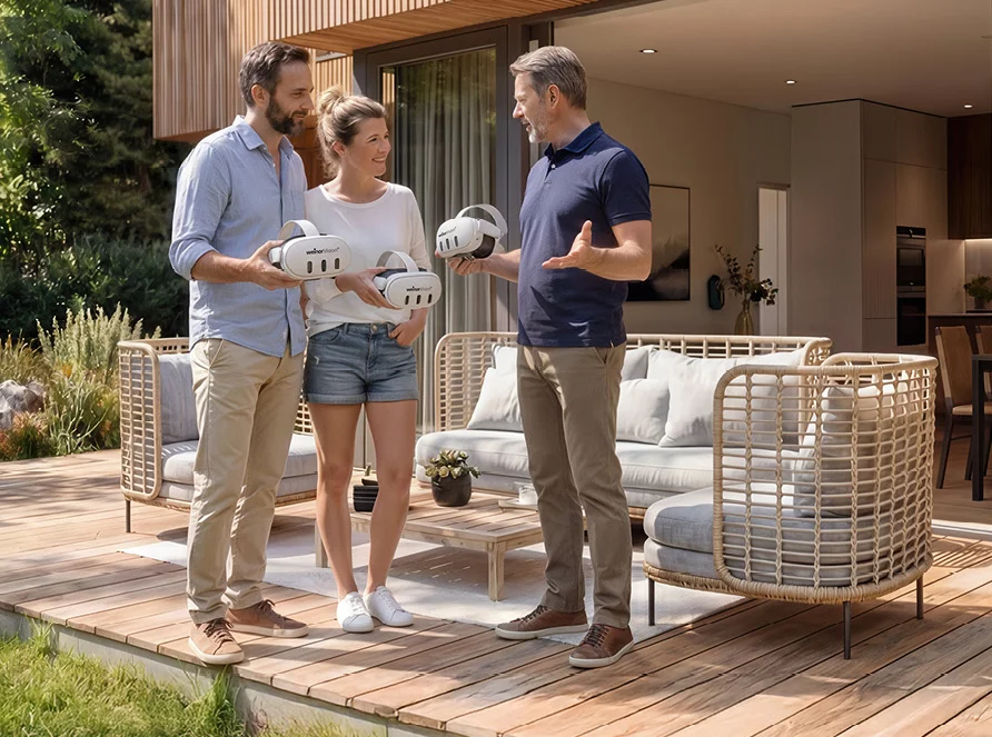 VR-Erlebnis Terrasse